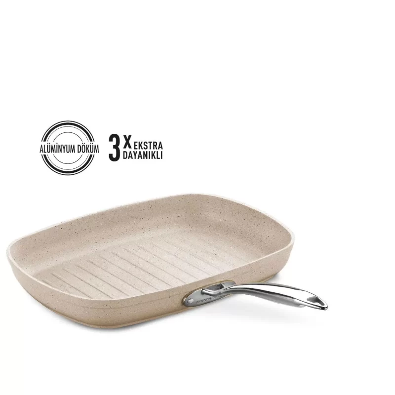 Korkmaz Granita Rectangular Grill Pan 35x25 cm