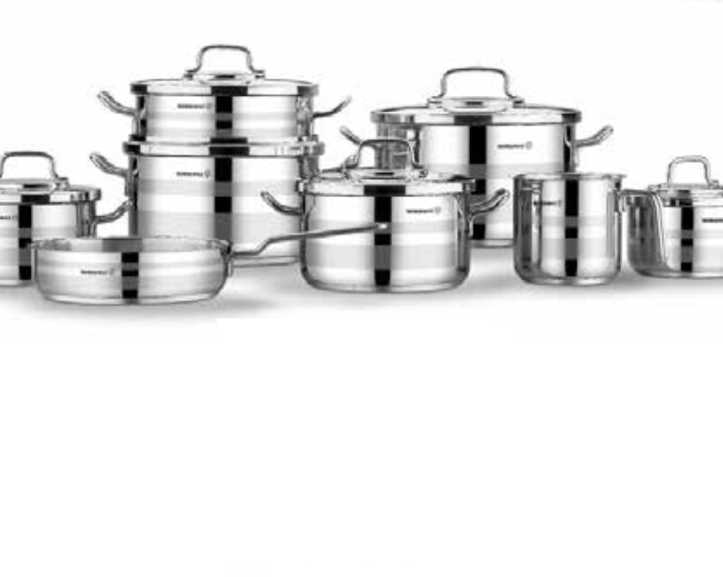 Astron 14-piece stainless steel set