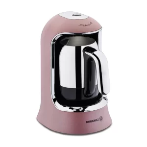 Korkmaz Kahvekolik Rosagold/Chrome Automatic Coffee Machine