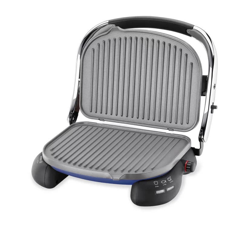 Korkmaz Castron Toaster Navy Blue-Chrome