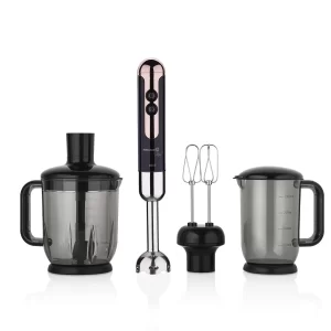 Korkmaz Mia Mega Black Rosegold Deluxe Blender Set