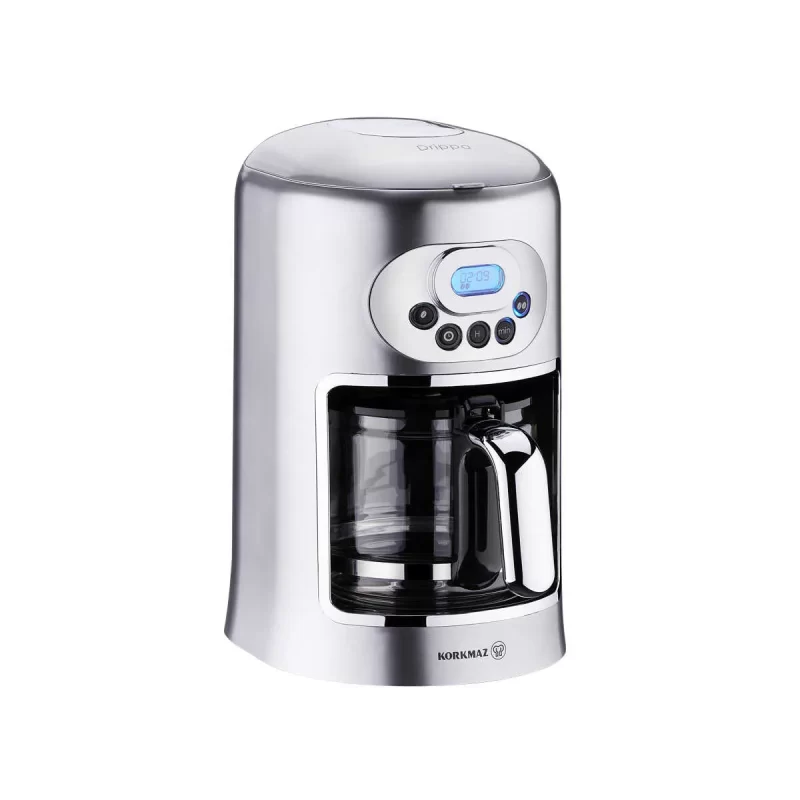 Korkmaz Drippa LCD Filter Coffee Machine Inox