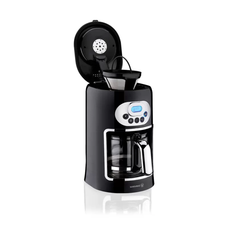 Korkmaz Drippa LCD Filter Coffee Machine Black