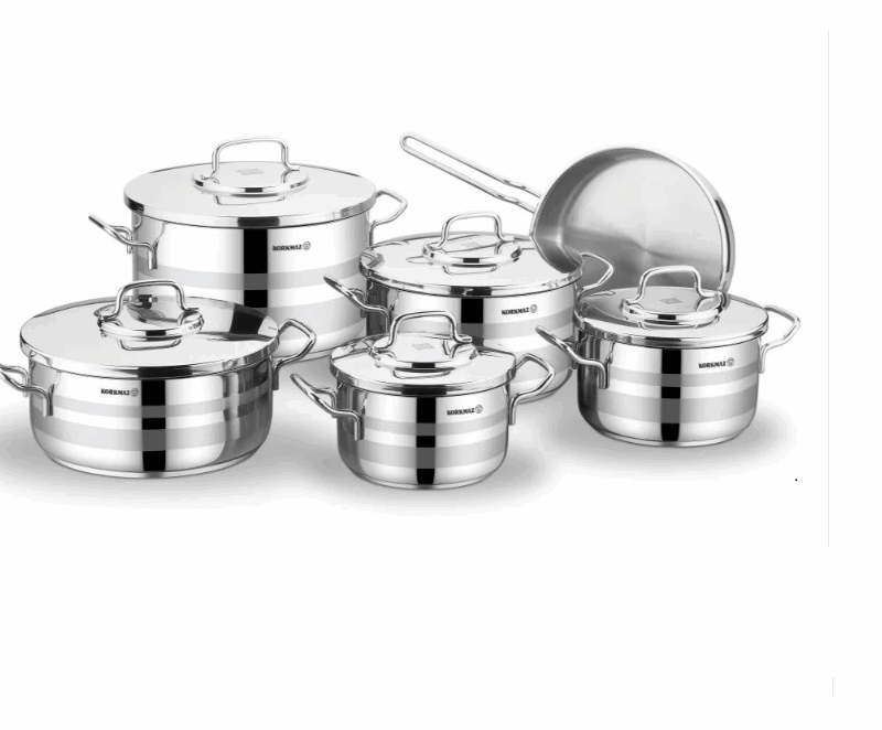 Astron 11-Piece Stainless Steel Plus Set